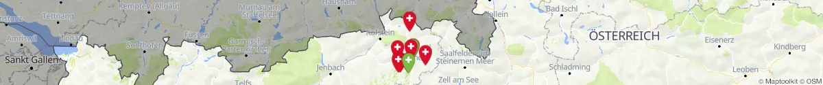 Map view for Pharmacies emergency services nearby Sankt Jakob in Haus (Kitzbühel, Tirol)